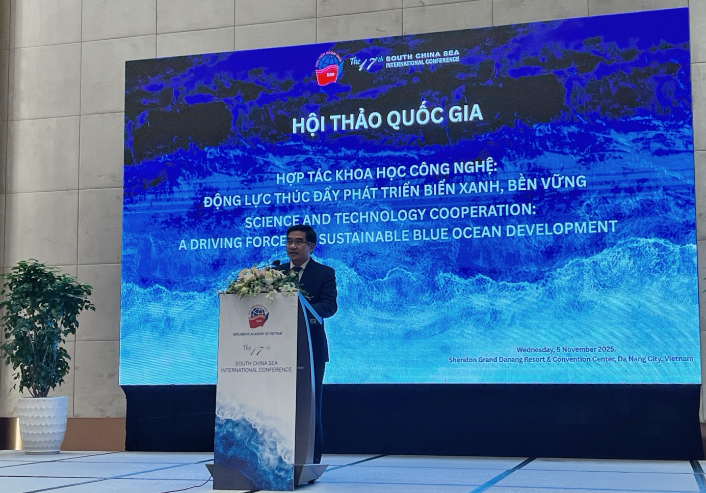 Hợp tác khoa học và công nghệ biển: 
Động lực thúc đẩy phát triển đất nước xanh, bền vững