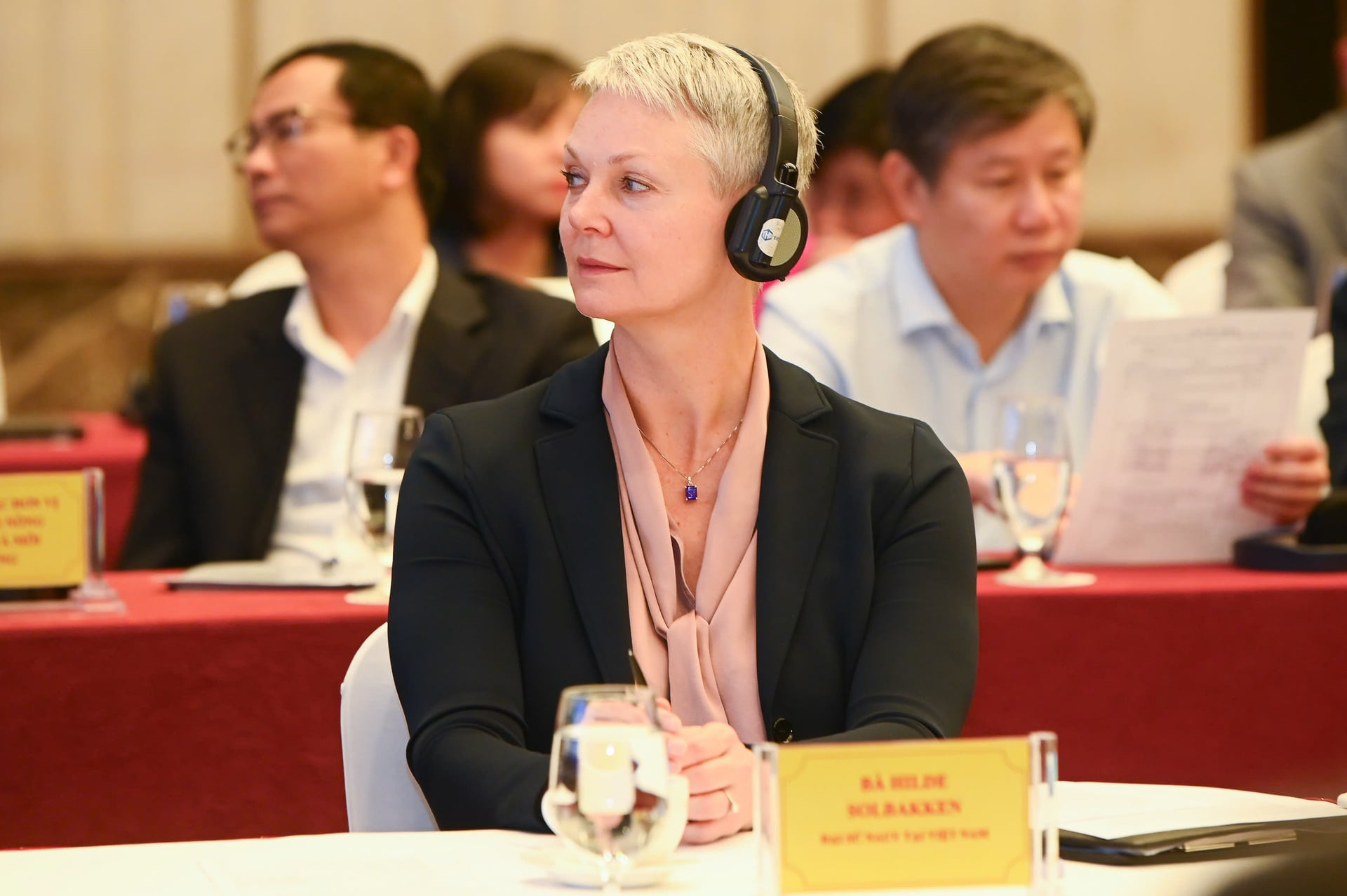 Đại sứ Na Uy tại Việt Nam Hilde Solbakken.