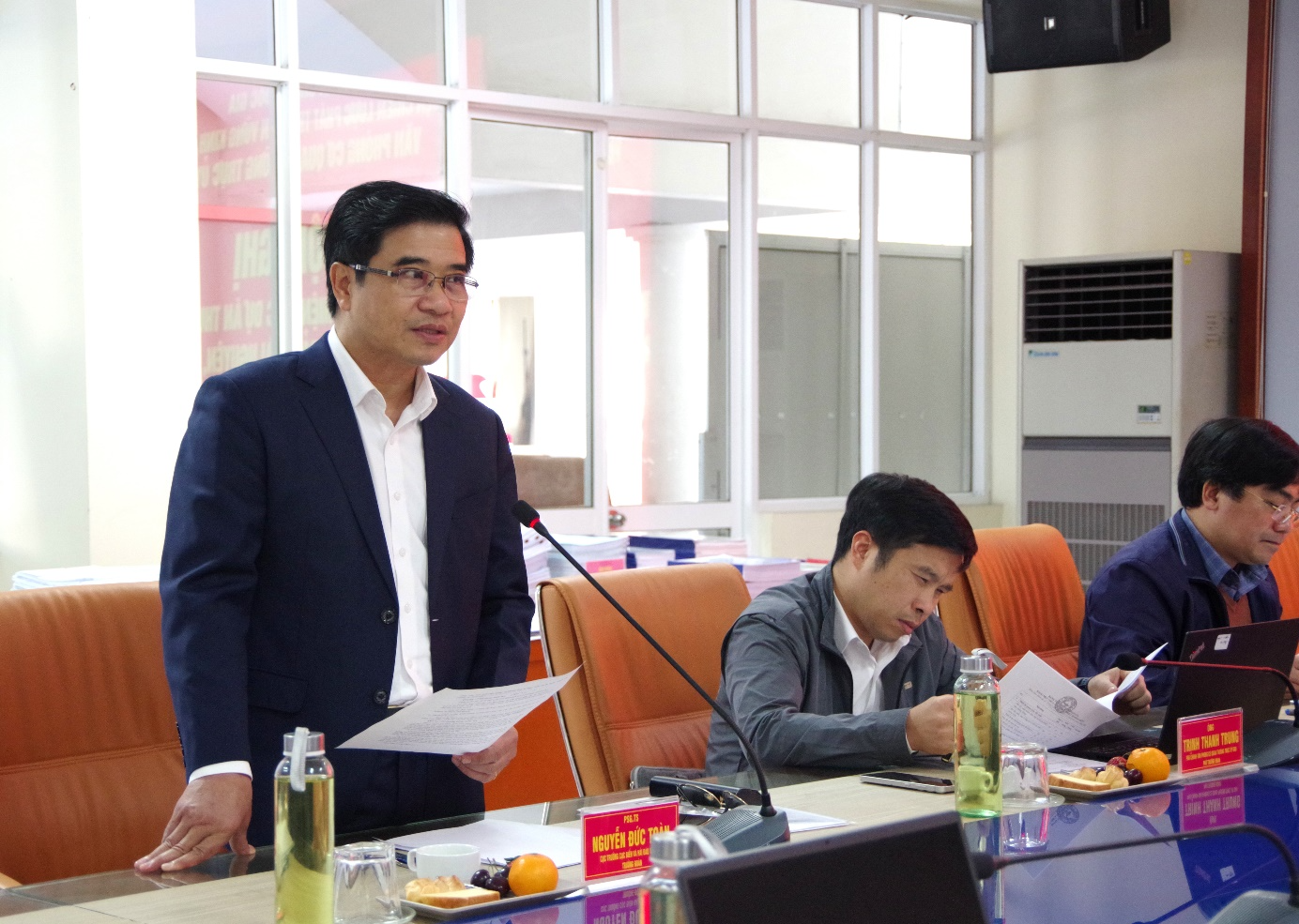 Kiểm tra tình hình thực hiện 2 dự án thuộc Chương trình trọng điểm điều tra cơ bản tài nguyên, môi trường biển và hải đảo đến năm 2030