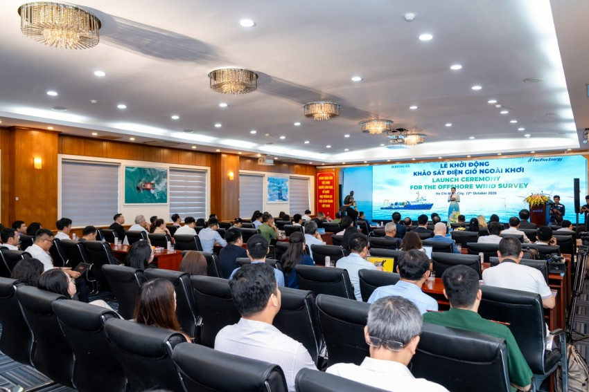 PTSC Marine G&S phối hợp cùng Pacifico Energy khởi động khảo sát hai dự án điện gió ngoài khơi tổng công suất 1,8 GW