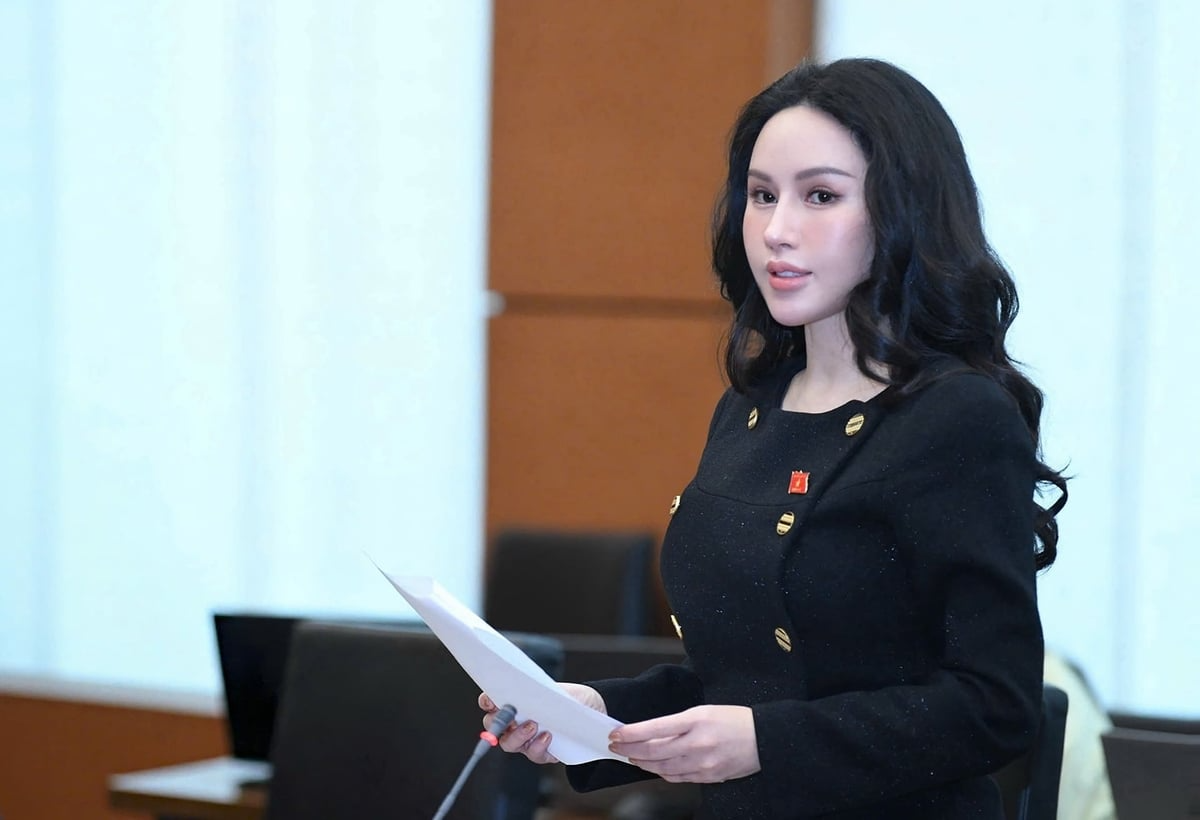 Đại biểu Quốc hội Lê Nữ Thùy Dương (Đoàn đại biểu Quốc hội TP. Đồng Nai). Ảnh: Quốc hội.