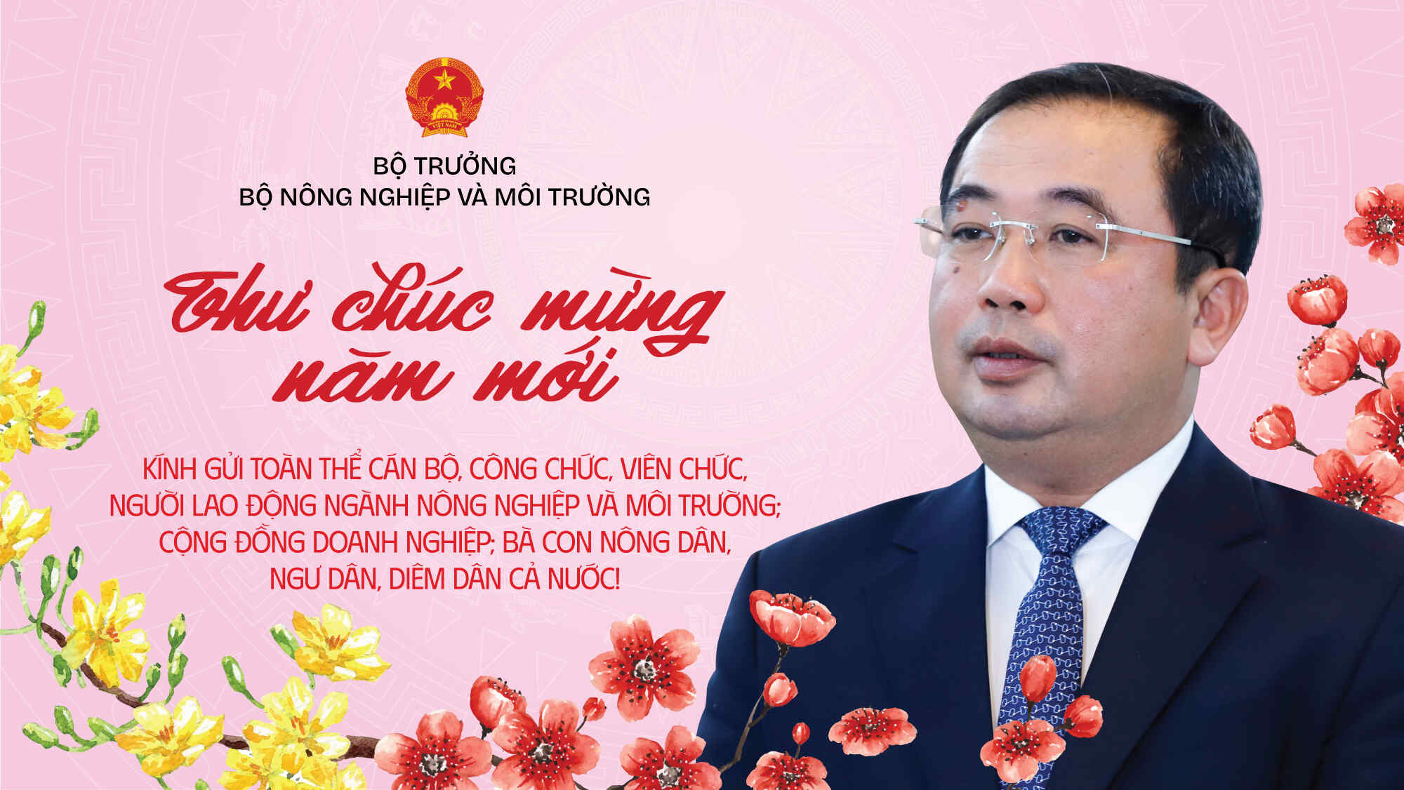 Thư chúc mừng Xuân Bính Ngọ 2026 của Bộ trưởng Trần Đức Thắng