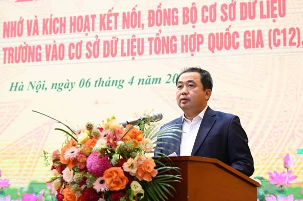 Ông Trần Đức Thắng, Ủy viên Bộ Chính trị, Bộ trưởng Bộ Nông nghiệp và Môi trường phát biểu khai mạc. Ảnh: Kiều Chi.